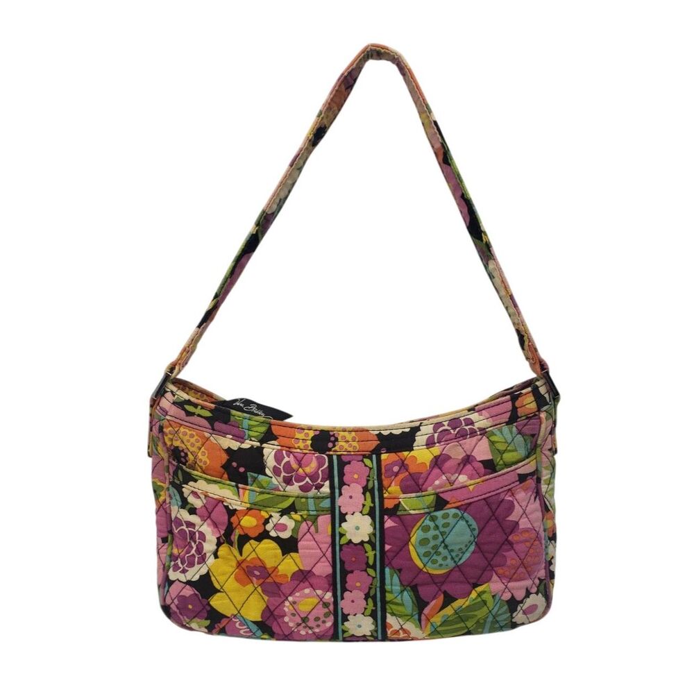 Vera Bradley Cassidy Va Va Bloom Purse Quilted Floral Handbag Retired Pattern
